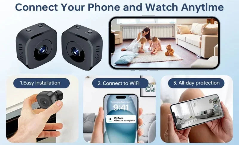 Mini HD WiFi Security Camera