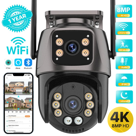Advanced 4K AI Outdoor Security Camera