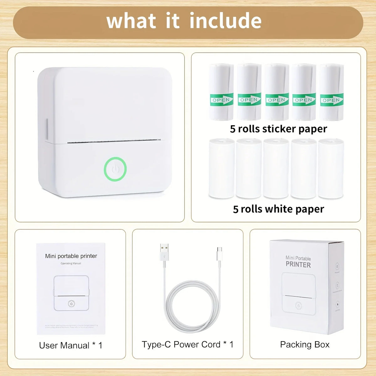 X6 Bluetooth Sticker Printer