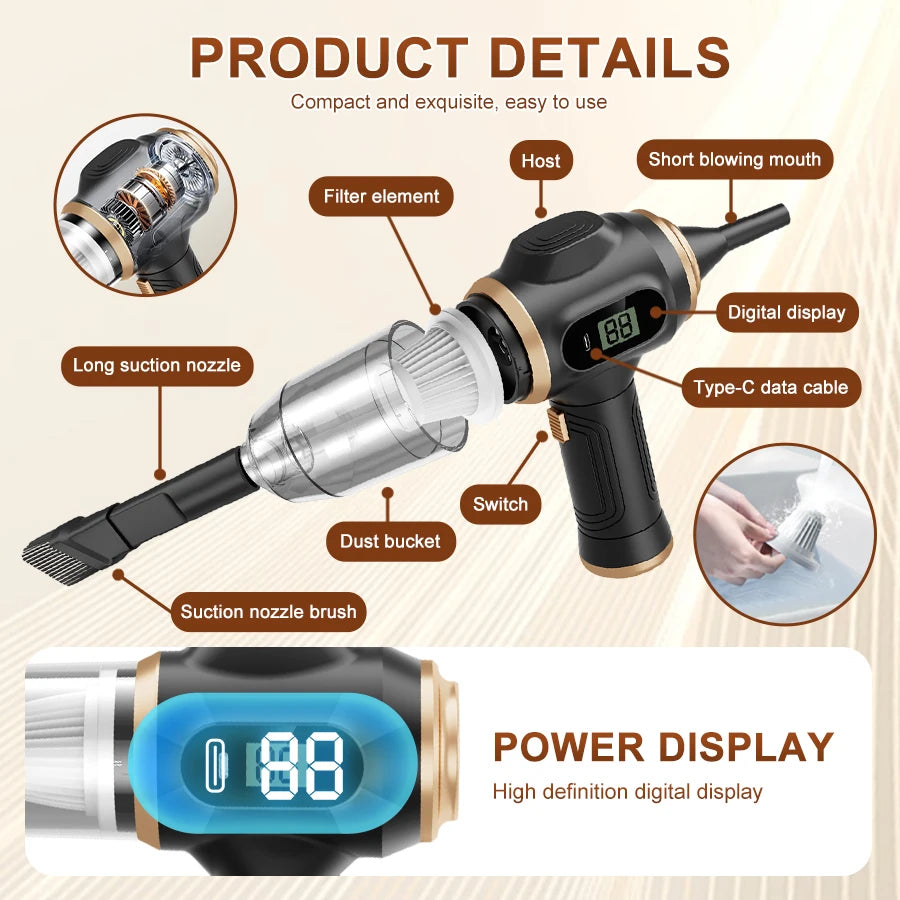 Cordless Multi-Purpose Handheld Vacuum Cleaner