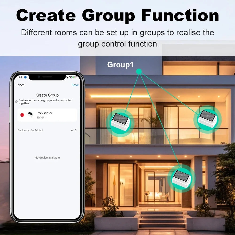 Smart Zigbee Rain & Light Sensor