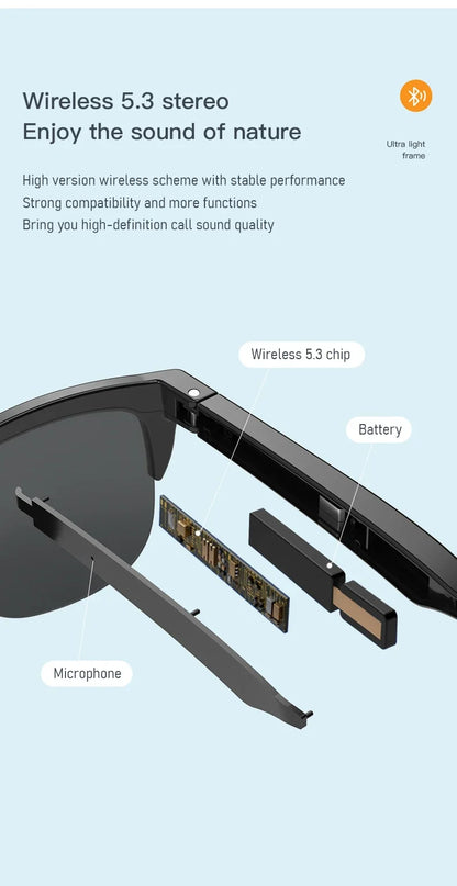 Smart Bluetooth Sports Sunglasses
