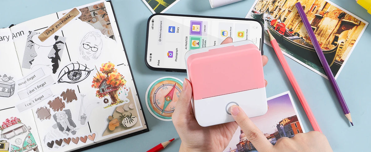 Portable Bluetooth Thermal Mini Printer