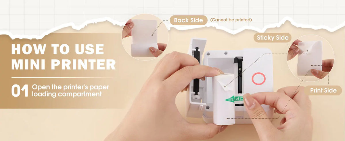 Portable Bluetooth Thermal Mini Printer