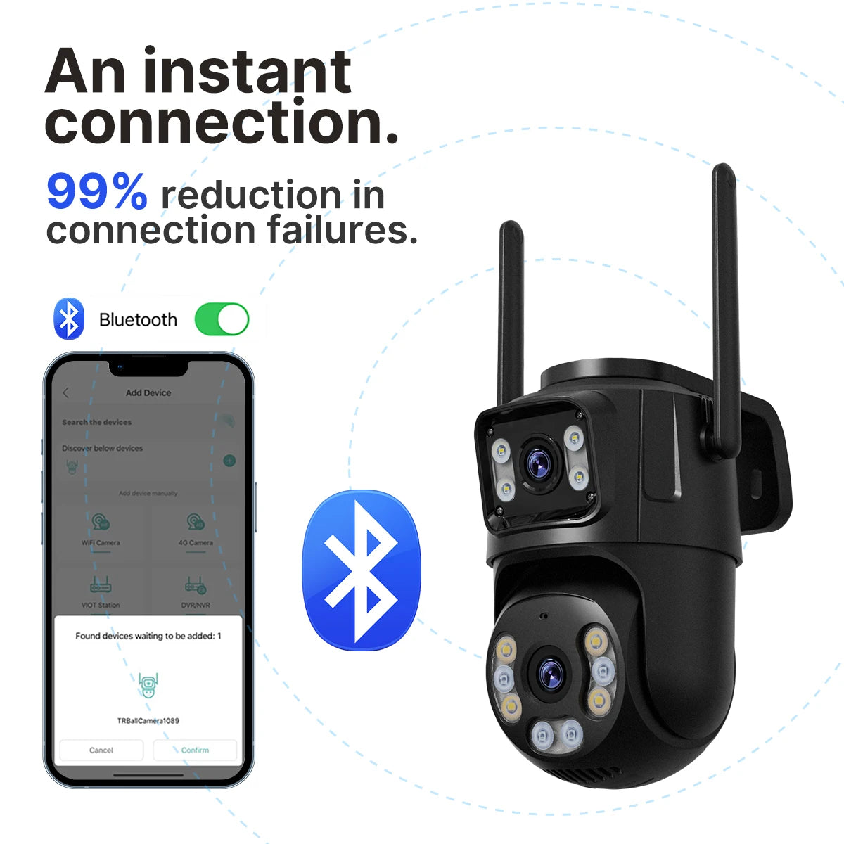 Advanced 4K AI Outdoor Security Camera