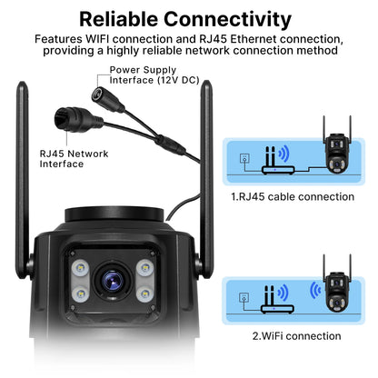 Advanced 4K AI Outdoor Security Camera