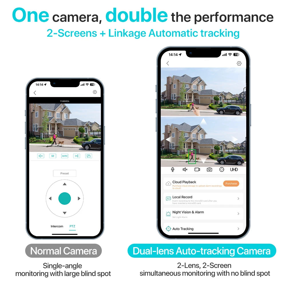 Advanced 4K AI Outdoor Security Camera