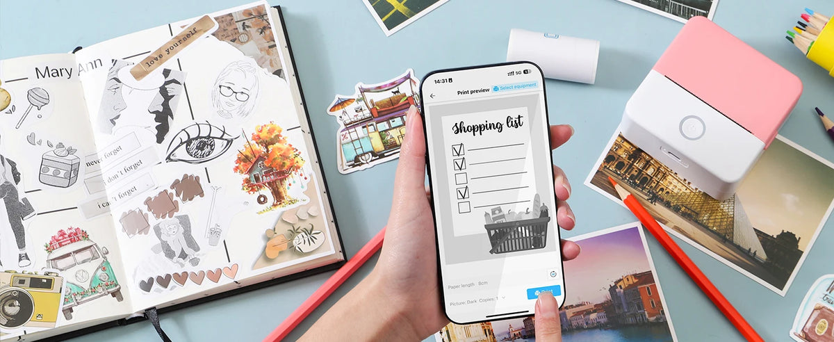 Portable Bluetooth Thermal Mini Printer