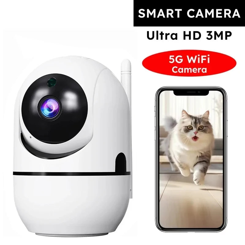 Smart WiFi Auto-Tracking Security Camera