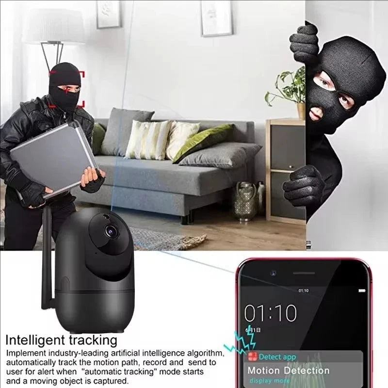 Smart WiFi Auto-Tracking Security Camera