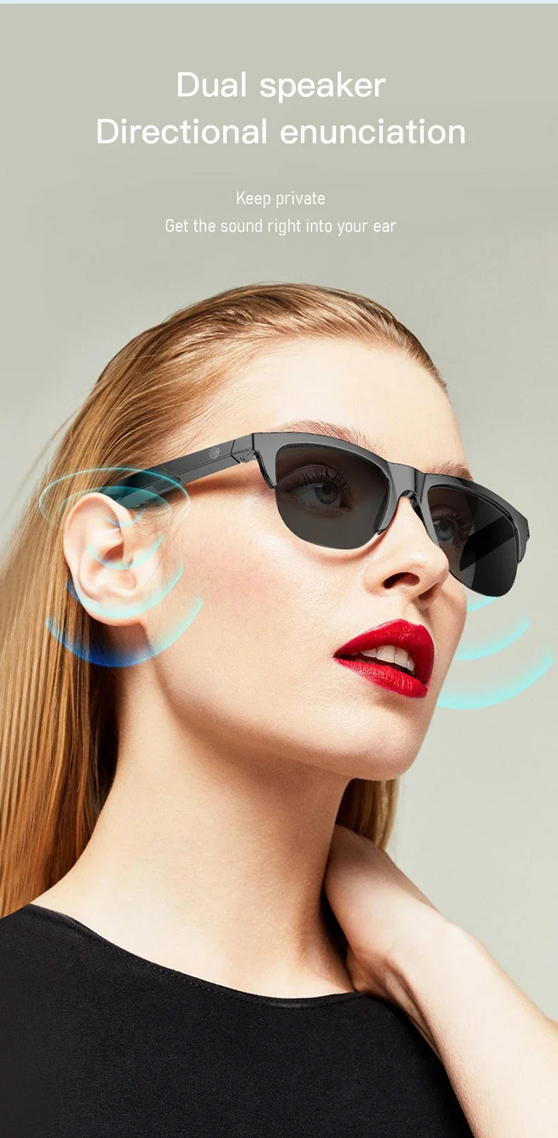 Smart Bluetooth Sports Sunglasses