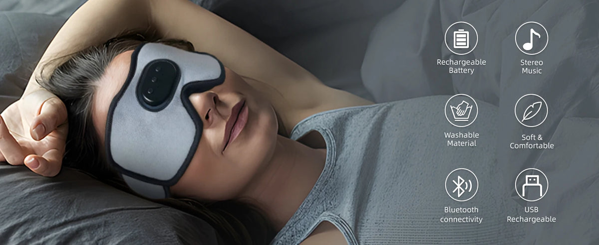 Premium Bluetooth Sleep Mask Headphones
