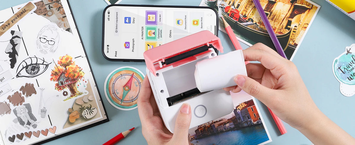 Portable Bluetooth Thermal Mini Printer
