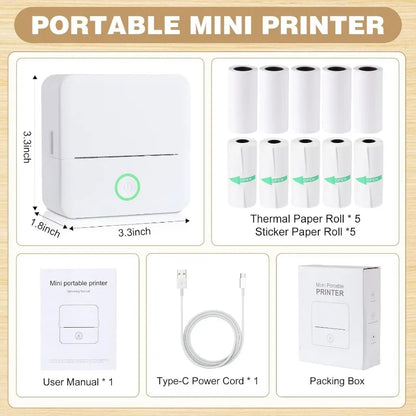 Portable Bluetooth Thermal Mini Printer