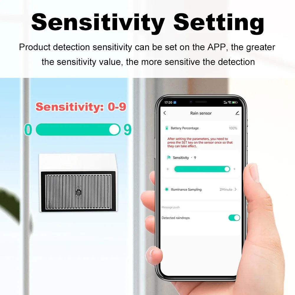 Smart Zigbee Rain & Light Sensor
