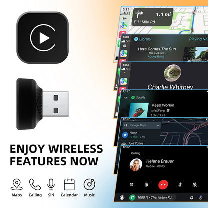 2-in-1 Wireless CarPlay Adapter