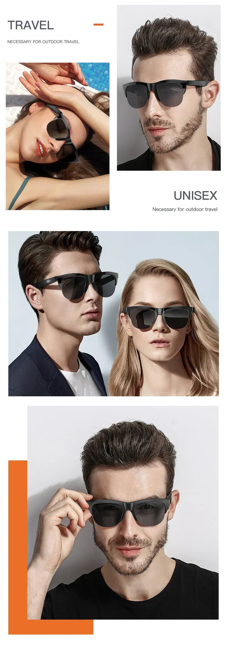 Smart Bluetooth Sports Sunglasses