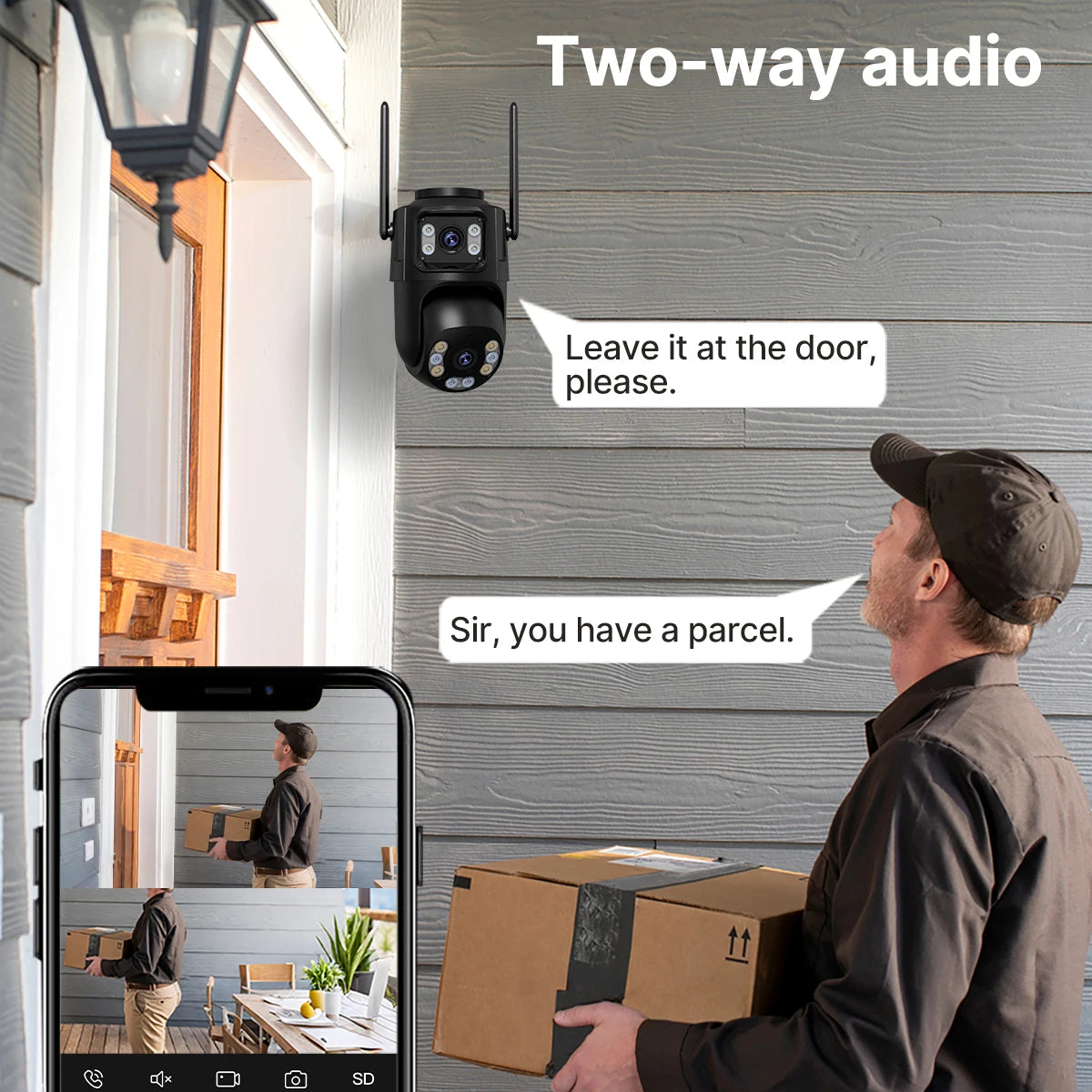 Advanced 4K AI Outdoor Security Camera