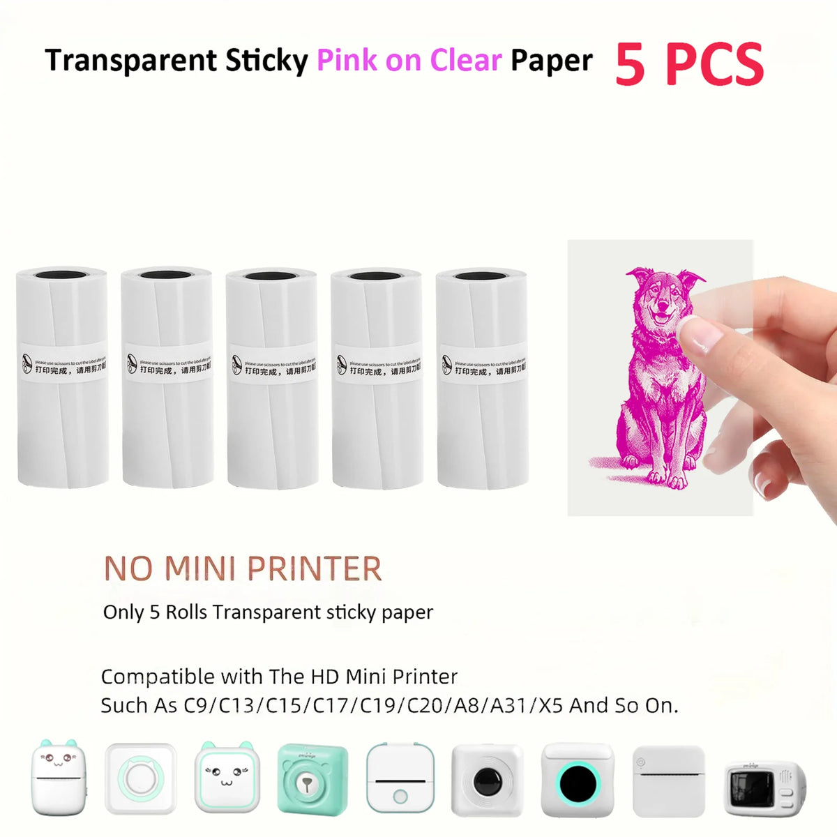 Portable Bluetooth Thermal Mini Printer