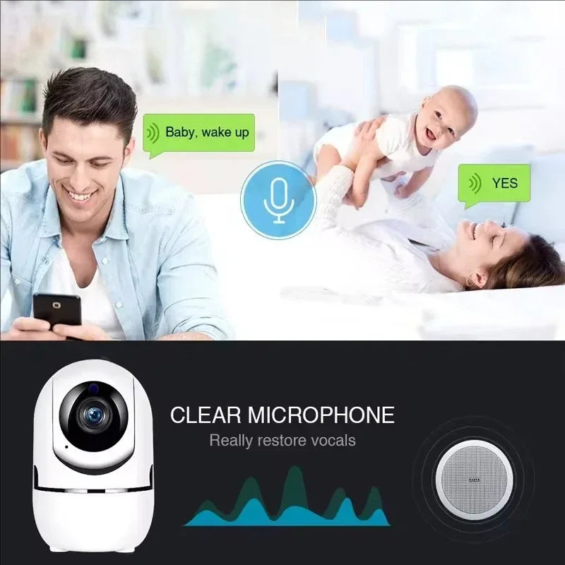 Smart WiFi Auto-Tracking Security Camera