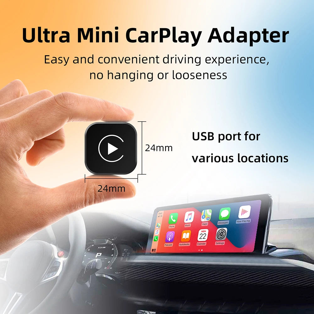 2-in-1 Wireless CarPlay Adapter