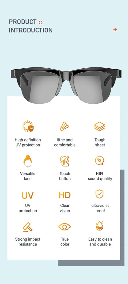 Smart Bluetooth Sports Sunglasses