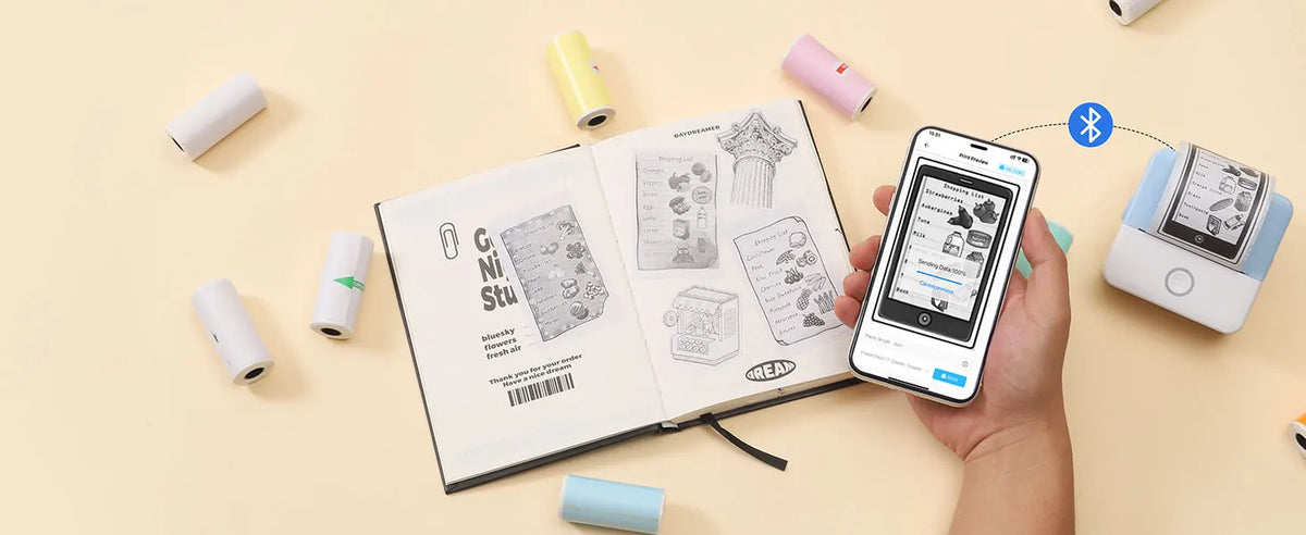 Portable Bluetooth Thermal Mini Printer