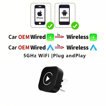 2-in-1 Wireless CarPlay Adapter