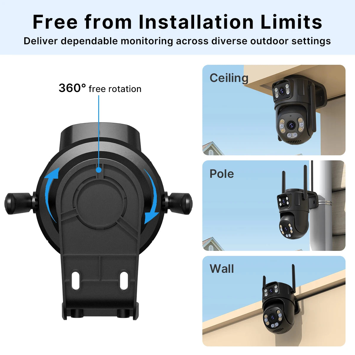 Advanced 4K AI Outdoor Security Camera