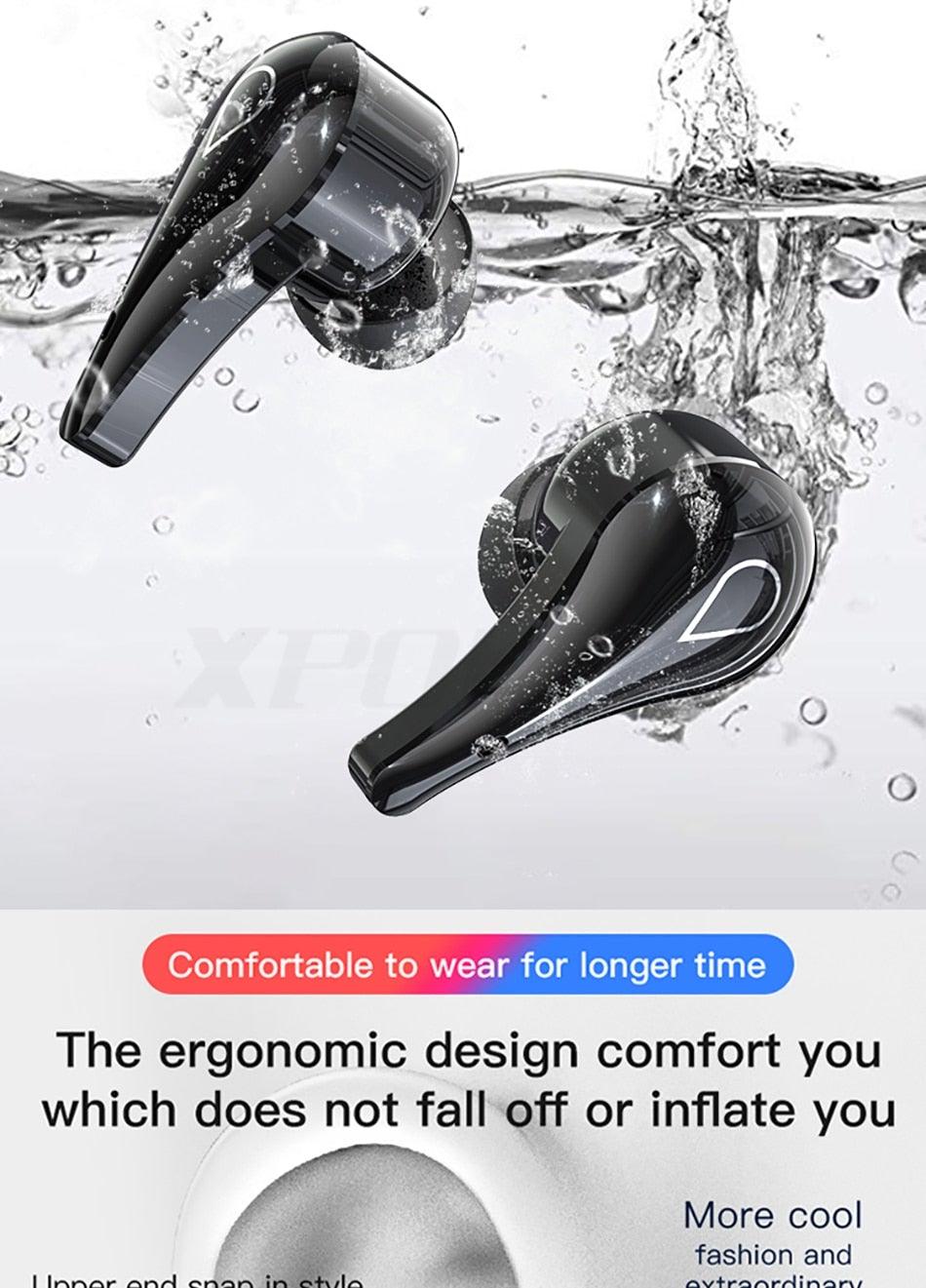 Apex Pro Wireless Earbuds with 3500mAh Mirror Power Bank Case
