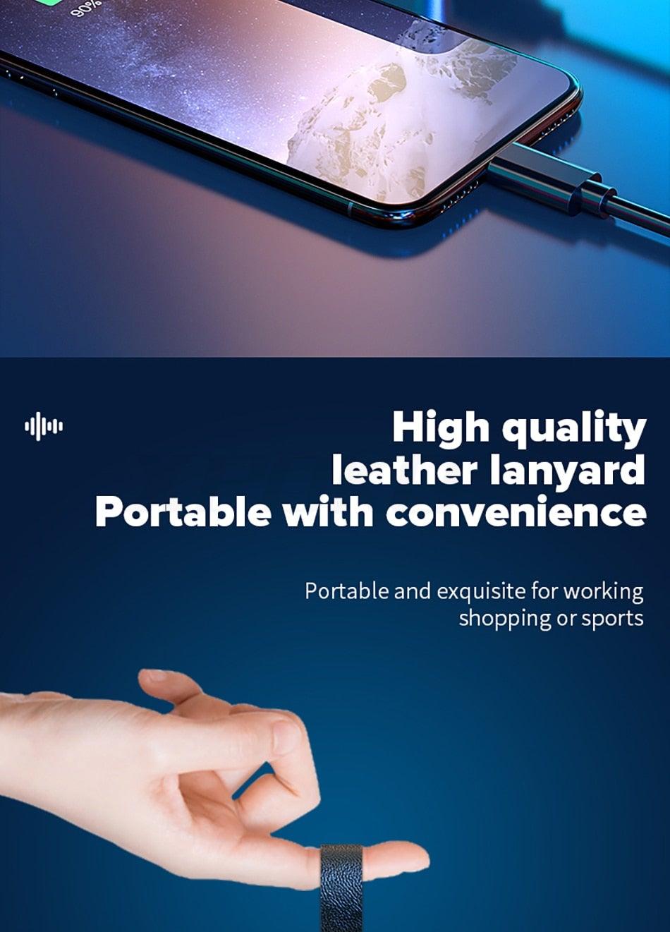 Apex Pro Wireless Earbuds with 3500mAh Mirror Power Bank Case